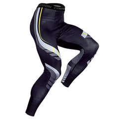 Men's Pro Compression Running Tights: Hot Yoga Pants for Gym & Basketball