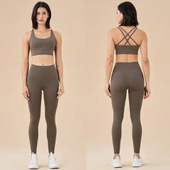 Seamless Yoga Set Gym Fitness Clothing Women Workout Set