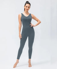 SOISOU All-in-one Yoga Set Sport Suits Women's Tracksuit Sportswear Elasticity Fitness Workout Training Dance Clothing Gym