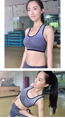 Discount sports bras Ladies Fitness Breathable Antibacterial Bra Tops Sexy Slimming Sport Stretch Running of Women Sportswear