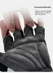 Half Finger Cycling Gloves for Men and Women Running Fitness Gym Anti-Slip Breathable Riding Motorcycle Bicycle Gloves