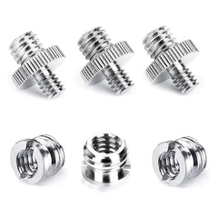 5 Core 1/4 Male to 3/8 Inch Male Threaded Camera Tripod Screw Adapter Mount Screws Accessories