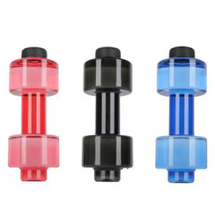 Dumbbell Shaped Sport Water Bottle Kettle Leakproof Portable Outdoor Unbreakable Sports Plastic Bottle Travel 550ml