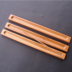 Useful Bamboo Material Stick Plate Incense Holder Fragrant Ware Stick Incense Burner bamboo line incense burner