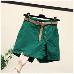 Pure Cotton Casual Skirts Shorts for Women Summer Wear Korean Version Versatile A-line Pants Women's Skirts