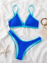 2024 Micro Two Piece Triangle Bikini Swimsuit Women Sexy Swimwear Female Bather Bathing Swimming Swim Suit Beachwear