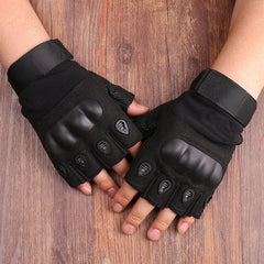 Half-Finger Riding Gloves Men's Gloves Outdoor Riding Mountaineering Non-slip Sports Hunting Locomotive Riding Fitness Gloves