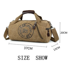 Durable Multifunction Handbag Men Canvas Sport Bag Training Gym Bag Women Fitness Bags Outdoor Sporting Bags