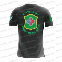 2024 ESA Military Tactical T-Shirt Weapons Sergeant School - Army Brazil Motorcycle Outdoor Tech Shirts GYM Fitness Jersey Run