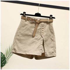 Pure Cotton Casual Skirts Shorts for Women Summer Wear Korean Version Versatile A-line Pants Women's Skirts