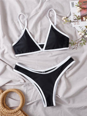 2024 Micro Two Piece Triangle Bikini Swimsuit Women Sexy Swimwear Female Bather Bathing Swimming Swim Suit Beachwear