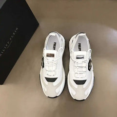 2024Philipp Plein New Men's Sports Shoes, Classic, Simple Design Fashion Elegant Atmosphere, Upper Cowhide with Flying Weaving P