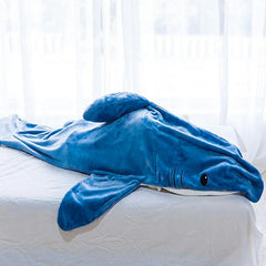 Shark Blanket Hoodie Shark Onesis for Adults and Children Wearable Hoodie Blanket Warm and Comfortable Blanket Cozy Sleeping Bag