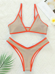 2024 Micro Two Piece Triangle Bikini Swimsuit Women Sexy Swimwear Female Bather Bathing Swimming Swim Suit Beachwear