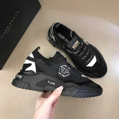 2024Philipp Plein New Men's Sports Shoes, Classic, Simple Design Fashion Elegant Atmosphere, Upper Cowhide with Flying Weaving P