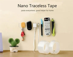 3M Nano Tape Double Sided Tape Transparent Reusable Waterproof Adhesive Tapes Cleanable Kitchen Bathroom Supplies Tapes