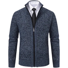 Vintage Knitted Cardigan Jackets for Men Winter Casual Long Sleeve Turn-down Collar Sweater Coats Autumn Fashion Outerwear