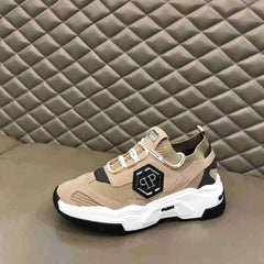 2024Philipp Plein New Men's Sports Shoes, Classic, Simple Design Fashion Elegant Atmosphere, Upper Cowhide with Flying Weaving P