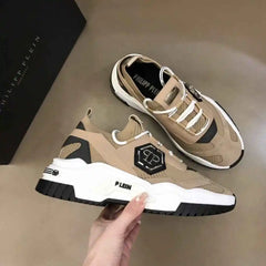 2024Philipp Plein New Men's Sports Shoes, Classic, Simple Design Fashion Elegant Atmosphere, Upper Cowhide with Flying Weaving P