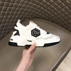 2024Philipp Plein New Men's Sports Shoes, Classic, Simple Design Fashion Elegant Atmosphere, Upper Cowhide with Flying Weaving P