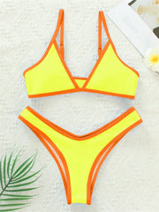 2024 Micro Two Piece Triangle Bikini Swimsuit Women Sexy Swimwear Female Bather Bathing Swimming Swim Suit Beachwear