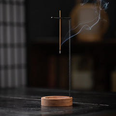 Minimalist Wooden Incense Burner Upside Down Incense Stick Holder Stand Incense Censer Tray Buddhist Teahouse Home Decorations