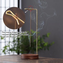 Minimalist Wooden Incense Burner Upside Down Incense Stick Holder Stand Incense Censer Tray Buddhist Teahouse Home Decorations