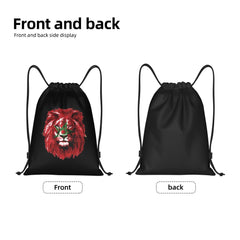 Custom Moroccan Torn Morocco Flag Drawstring Bag for Shopping Yoga Backpacks Men Women Sports Gym Sackpack