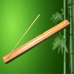 Useful Bamboo Material Stick Plate Incense Holder Fragrant Ware Stick Incense Burner bamboo line incense burner