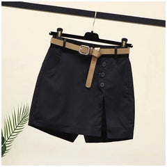 Pure Cotton Casual Skirts Shorts for Women Summer Wear Korean Version Versatile A-line Pants Women's Skirts