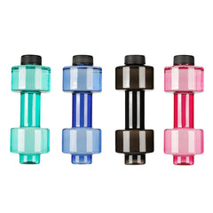 Dumbbell Shaped Sport Water Bottle Kettle Leakproof Portable Outdoor Unbreakable Sports Plastic Bottle Travel 550ml