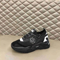 2024Philipp Plein New Men's Sports Shoes, Classic, Simple Design Fashion Elegant Atmosphere, Upper Cowhide with Flying Weaving P