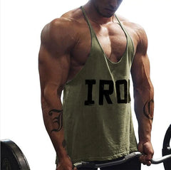 Men's Athletic Printed Gym Workout Bodybuilding Tank Tops