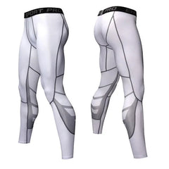 Men's Pro Compression Running Tights: Hot Yoga Pants for Gym & Basketball