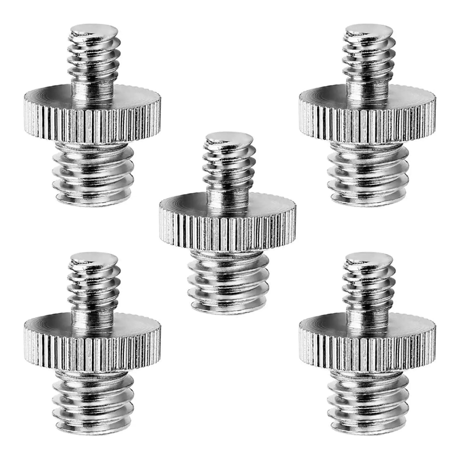 5 Core 1/4 Male to 3/8 Inch Male Threaded Camera Tripod Screw Adapter Mount Screws Accessories