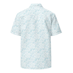 Coral Reef Resort Button Down Hawaiian Shirt - Coastal Summer 2024 Collection