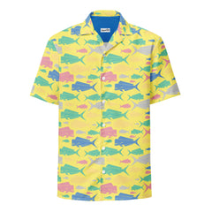 Dorado Fish Island Button Down Hawaiian Shirt - Coastal Summer 2024 Collection