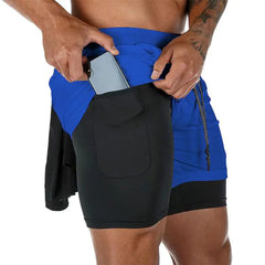 Gym Workout Shorts With Phone Pocket