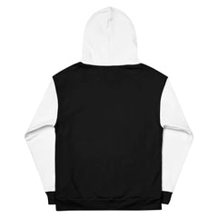 Black & White Two-Toned Tropical Seas Hoodie